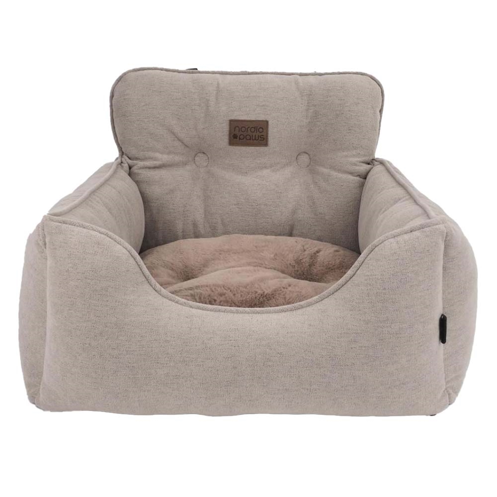 Nordic Paws Bilsæde Til Hunden Design Luno Beige