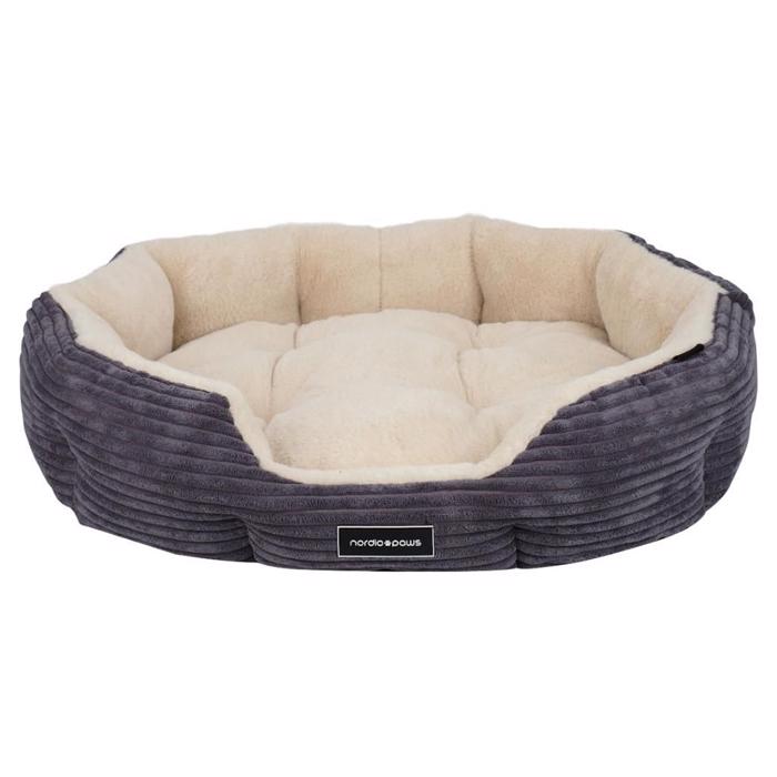 Nordic Paws Blød Hundeseng Design Arlo Cozy GRÅ
