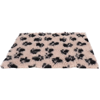 Nordic Paws Vet Bed Underlag Beige med Sorte Poter 100 x 150 cm