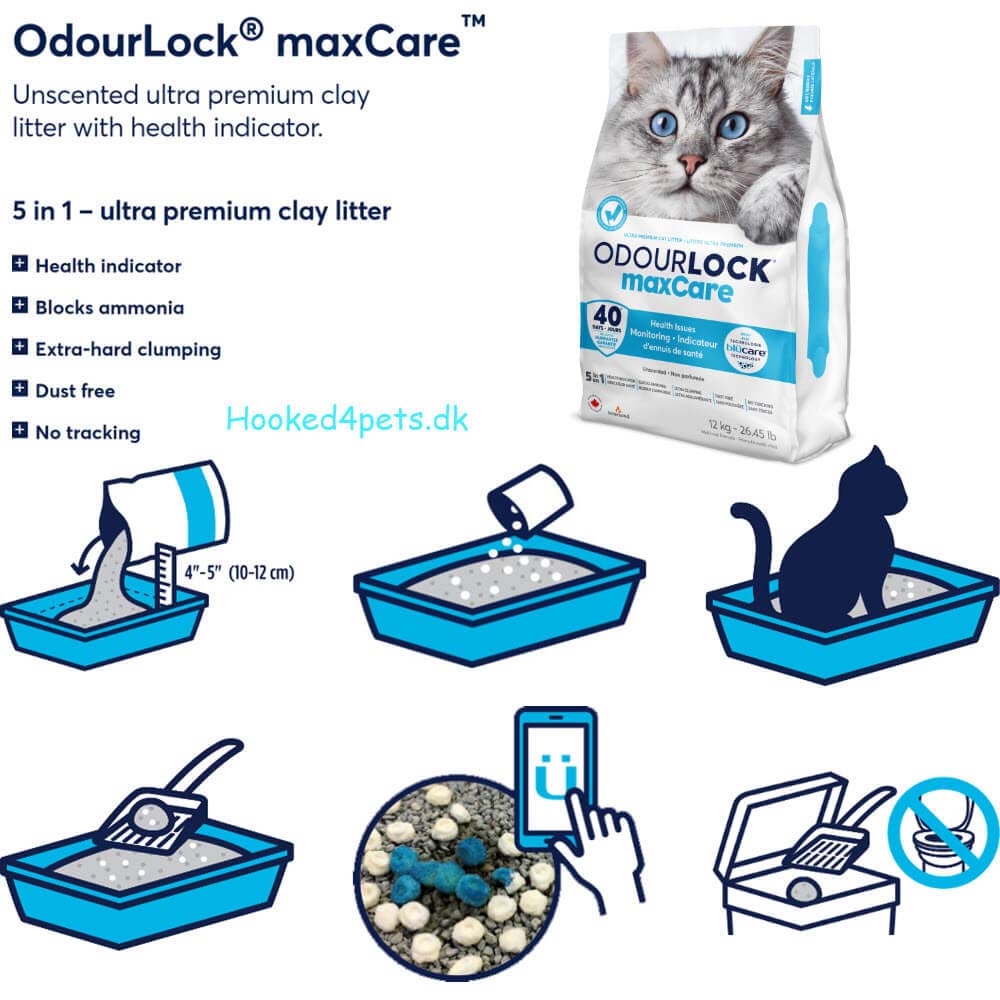 Litiere Odourlock MAXCARE 12kg - La Niche à Luna