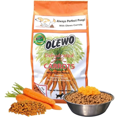 Olewo Tørrede Gulerods Pellets Vitaminbombe Til Din Hund