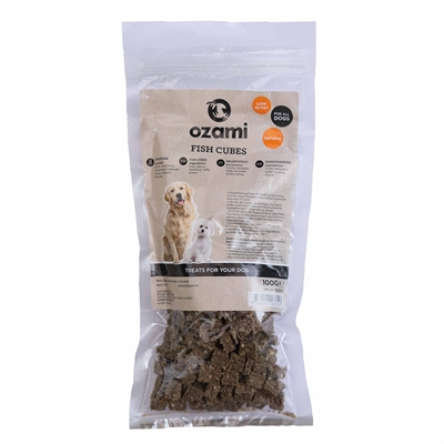 Ozami Fish Cubes 100% Naturligt Tørrede Fisketerninger 100g