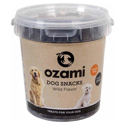 Ozami Dog Snacks Kødbens Formede Godbidder med Smag af Vildt 500g
