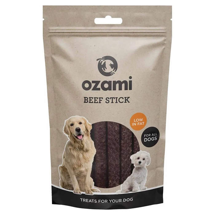 Ozami Naturlig Godbid Til Hunden Beef Stick 100g