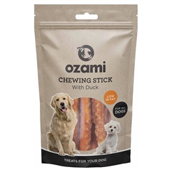 Ozami Naturlig Godbid Til Hunden Chewing Stick with Duck 100g