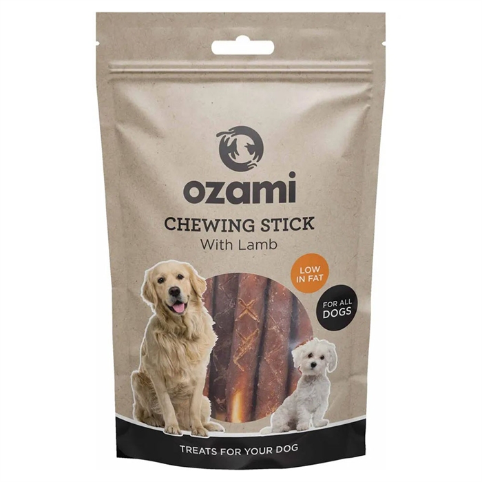 Ozami Naturlig Godbid Til Hunden Chewing Stick with Lamb 100g