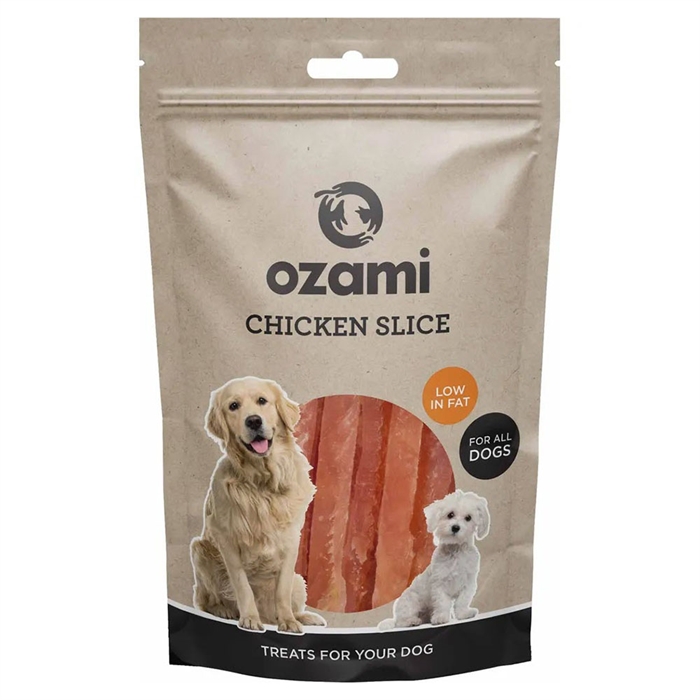 Ozami Naturlig Godbid Til Hunden Chicken Slice 100g