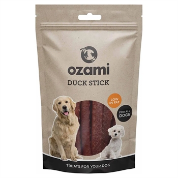 Ozami Naturlig Godbid Til Hunden Duck Stick 100g