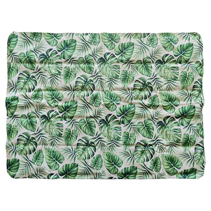 Ozami Cooling Mat Hundens Kølemåtte 60x90 cm GREEN LEAF