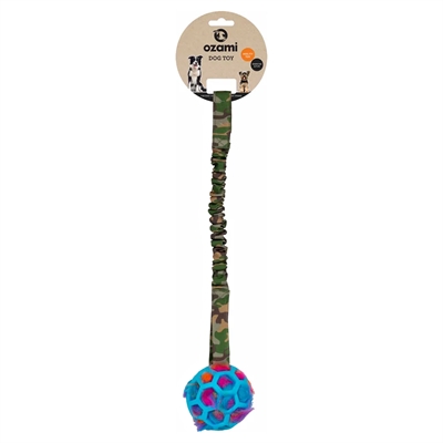 Ozami Play-N-Tug Bold Med Krøllet Grønt Camouflage Stof 50cm