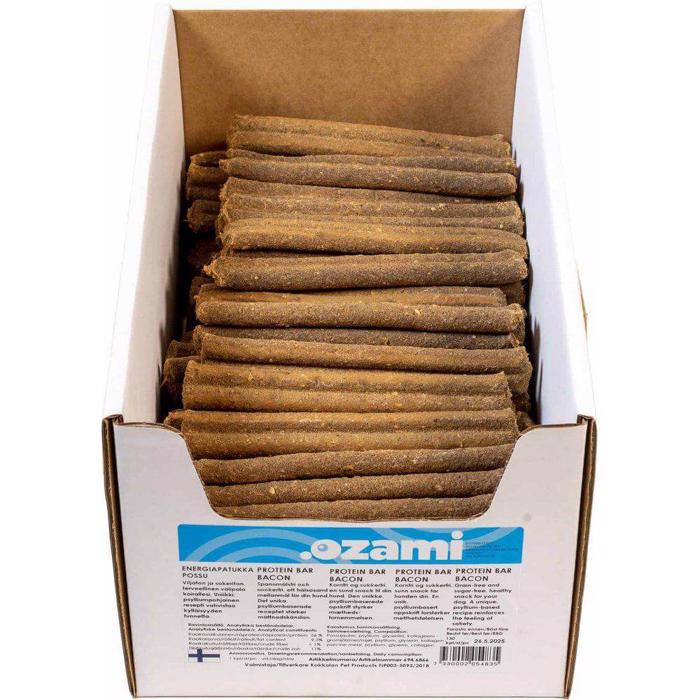 Ozami Smagsfuld Proteinbar Til Din Hund Unik Opskrift Med Bacon 130stk