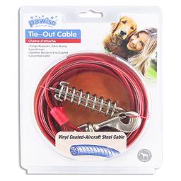 Pawise Tie-Out Cable Smart Stål Line Til Hunden 4,5 meter