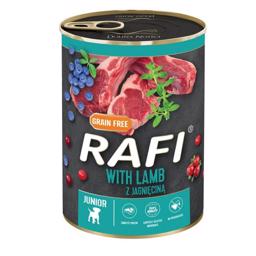 RAFI Vådfoder Puppy JUNIOR Lam Blåbær & Tranebær 400g