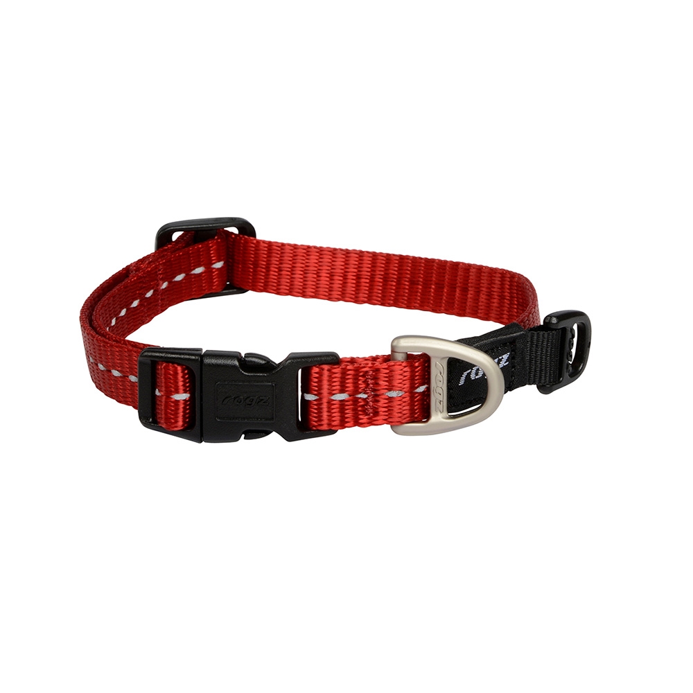 Rogz Utility Classic Hunde Halsbånd Rød