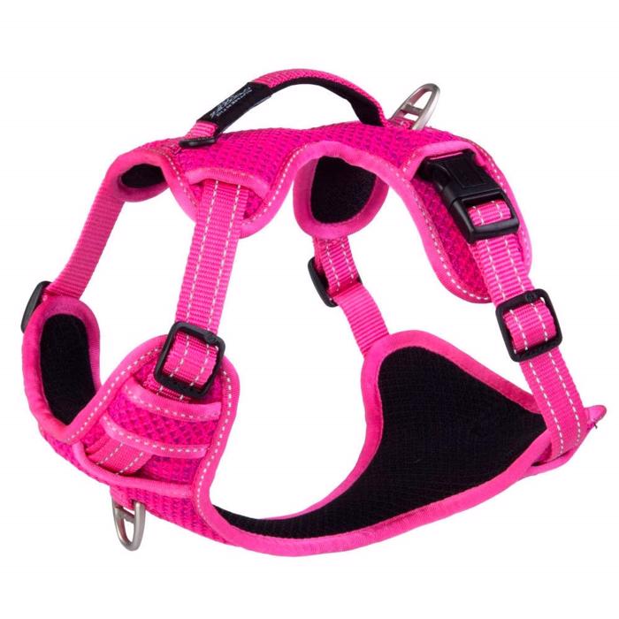 Rogz Hundesele Design Explorer Utility i Farven Rosa