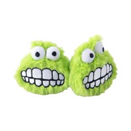 Rogz Plush Fluffy Grinz Lime Mini 2 Pack Til Katte