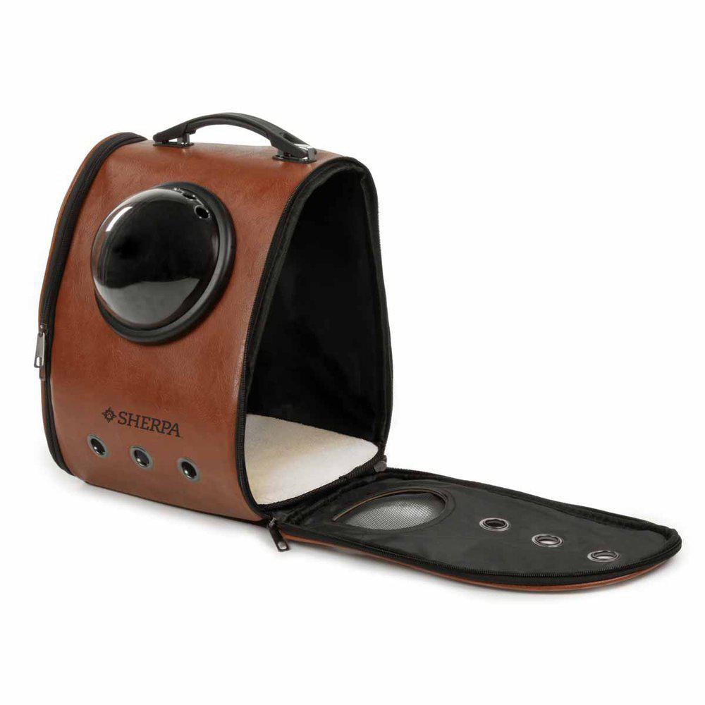cat bubble backpack leather Pet Carrier / Backpack(For Larger Cats)  Petshion Boutique Panoramic Bubble Window Pecute Bubble Backpack for Dogs
