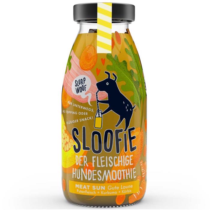Sloofie Hunde Smoothie Meat Sun Gute Laune 250ml