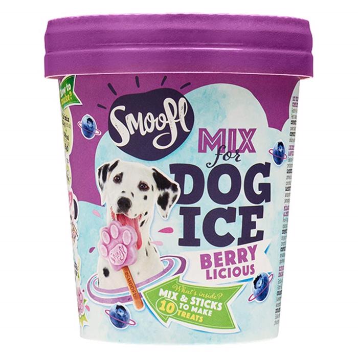 Smoofl Mix For Dog Ice Berry Licious Blåbær 160g