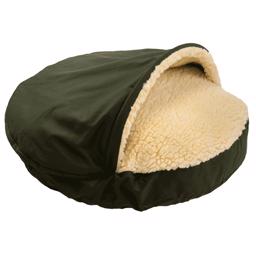 SnooZer Cozy Cave Hundehule STANDARD Design Olive - FORUDBESTILLING