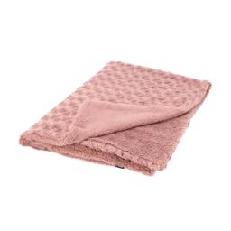 Tæppe Super Soft Plaid Ultra Blødt I Smuk Rosa