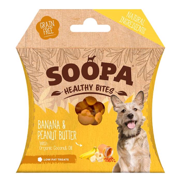 Soopa Vegansk Healthy Bites Banana & Peanutbutter 50g - OKT DATOVARER