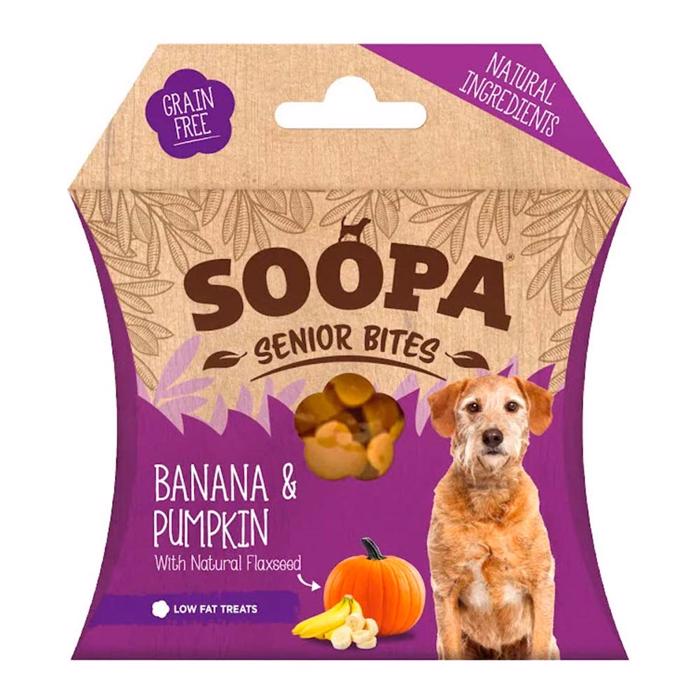 Soopa Vegansk Healthy Bites Banana, Pumpkin & Flaxseed Senior 50g