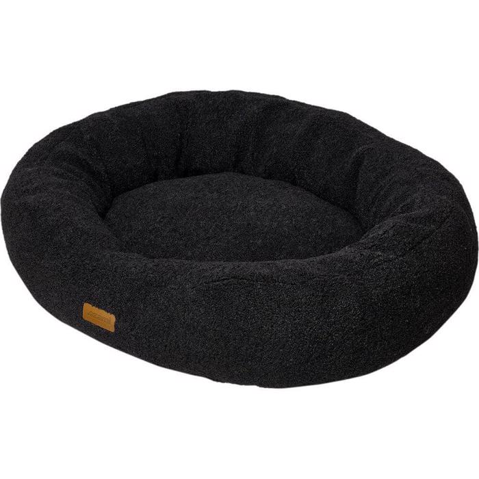 Ozami Hundeseng Donut Teddy Blød Med Formfast Silikonefibre Black