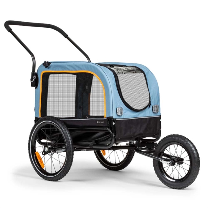 Cykeltrailer og klapvogn til hunden