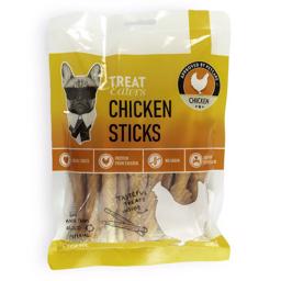 TreatEaters Chicken Sticks NoHide Stænger Svøbt i Kylling 300 gram