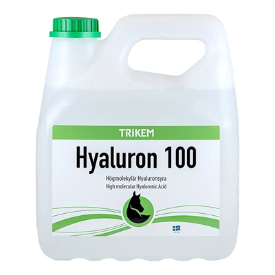 Trikem Hyaluron 100 Dagligt Ledtilskud Til Din Hest 3liter