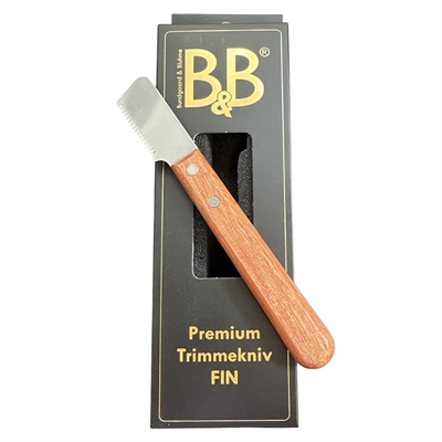 B&B Premium Trimmekniv Medium Til Grov & Lang Pels