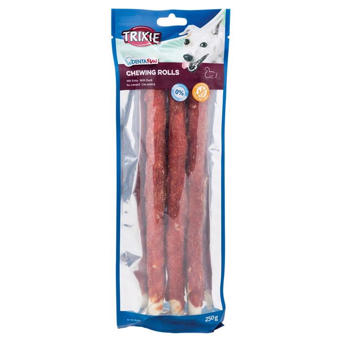 Trixie Denta Fun Tyggeruller med Andekød Extra Store 28cm 3 STK