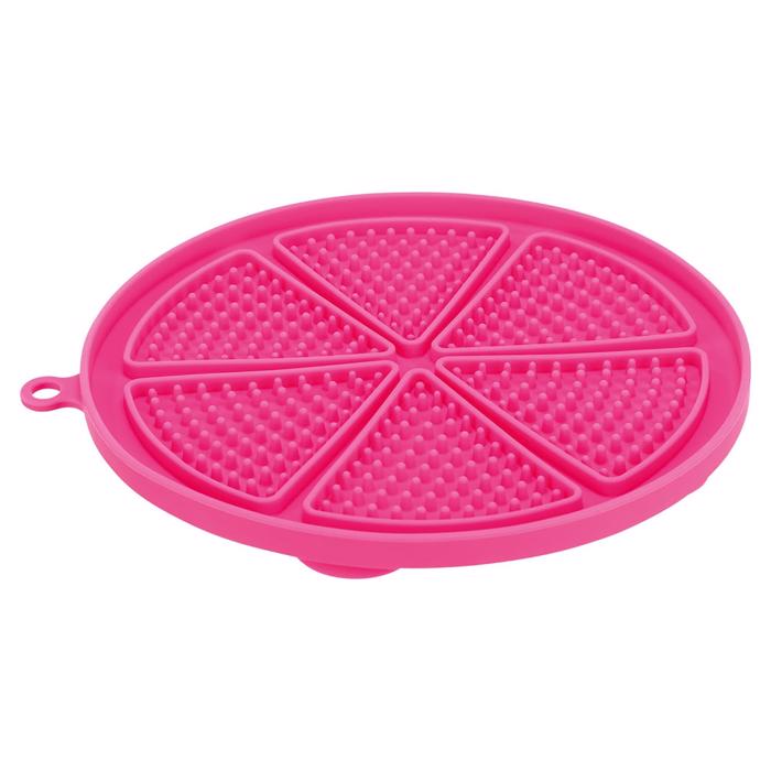 Trixie Lick\'n\'Snack Mat Rund Slikkemåtte med Sugekopper Pink