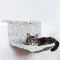 Trixie Harvey Radiator Hængekøje Seng Til Katten med Fluffy Betræk