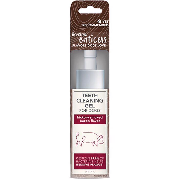 Tropiclean Enticers Tandgel Hickory Røget Bacon 59ml