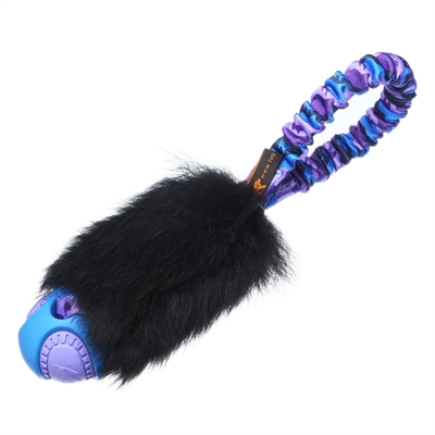 Tug-e-nuff Pocket Powerball Magnet Fåreskind Dummy m. Bold 30cm Lilla & Blå
