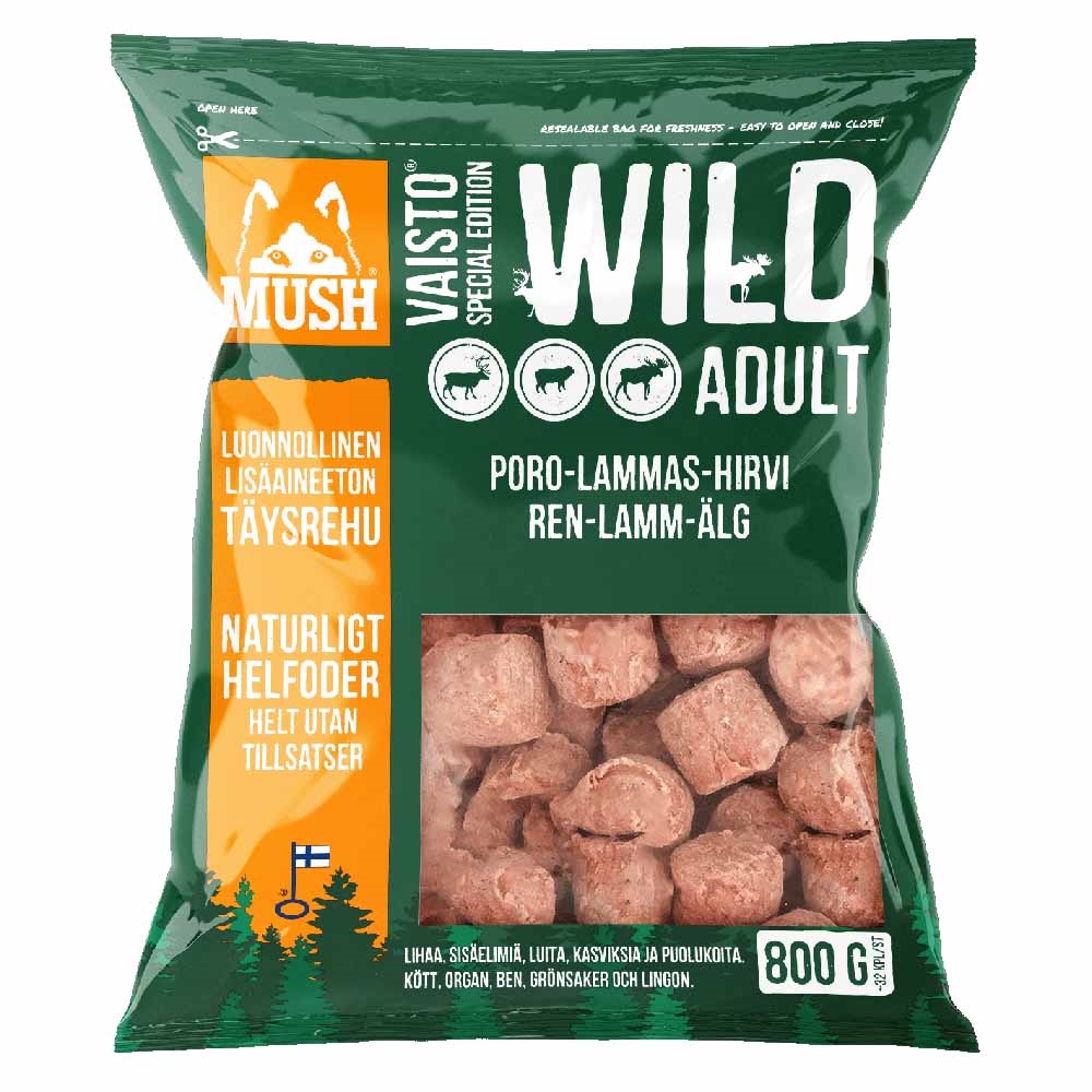 MUSH Barf Vaisto Wild 800g
