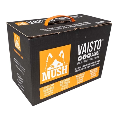 MUSH Barf Frossen Råfoder Vaisto Sort 10 Kg