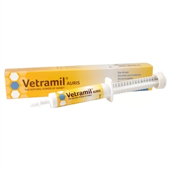 Vetramil Auris Øredråber Til Hund, Kat og Andre Kæledyr 15ml