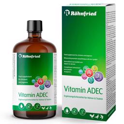 Rohnfried Vitamin ADEC Til Fjerkræ og Duer 250 ml.