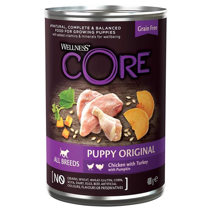 Wellness Core Puppy Original Vådfoder Til Hvalpen Chicken & Turkey 400g