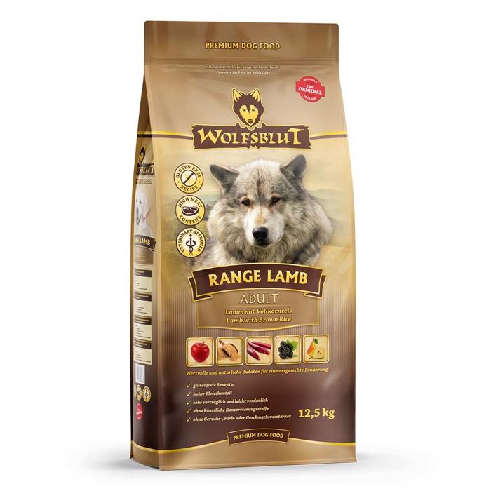 Wolfsblut Hundefoder Til Voksne Hunde Range Lamb med Lam 12,5 Kg
