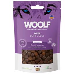 Woolf Soft Cubes with Deer Lækre Bløde Godbidder 100g