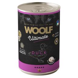 Woolf Ultimate Vådfoder til Hunden med And & Kokos 400g