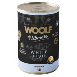 Woolf Ultimate Vådfoder til Hunden med Hvid Fisk & Kartofler 400g