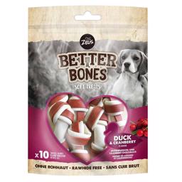 Zeus Better Bones Soft Treats Rawhide Free 10 stk Sunde Ben 219 gram And
