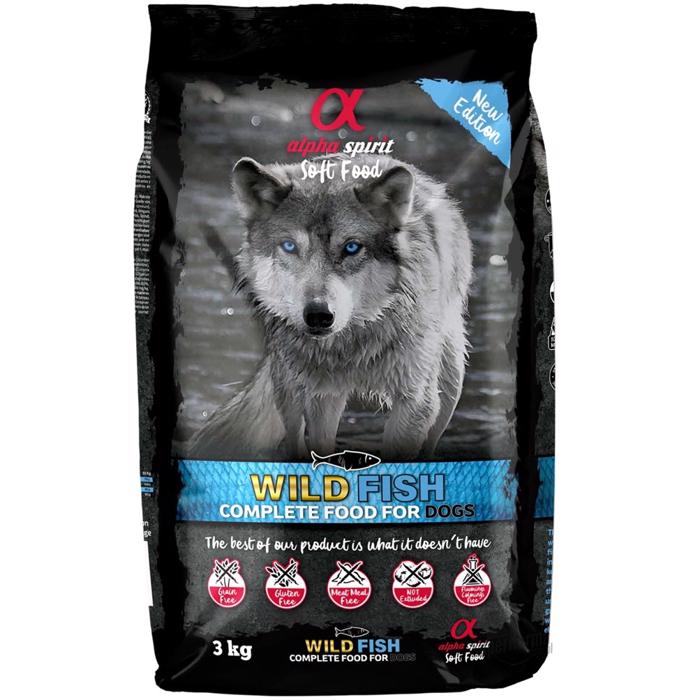 Alpha Spirit Semi Moist Komplet Foder Wild Fish 3 kg