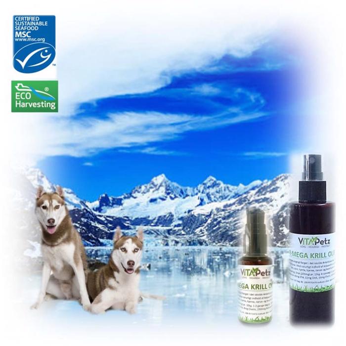 VitaPetz Omega Pure Krill Olie til Hund & Kat