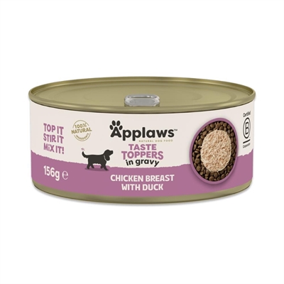 Applaws Taste Toppers in Gravy Vådfoder med Kyllingebryst & And 156g